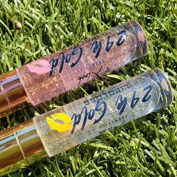 2 pcs px look 24k gold flake lip gloss - Picture 3 of 3